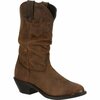 Durango Women's Distressed Tan Slouch Western Boot, DISTRESSED TAN, M, Size 11 RD542